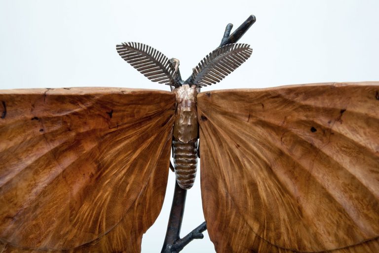wood moth sculpture laguna beach