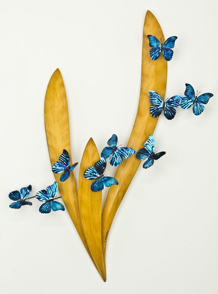 metal butterfly sculpture laguna beach