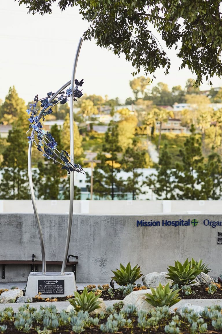 metal butterfly sculpture laguna beach