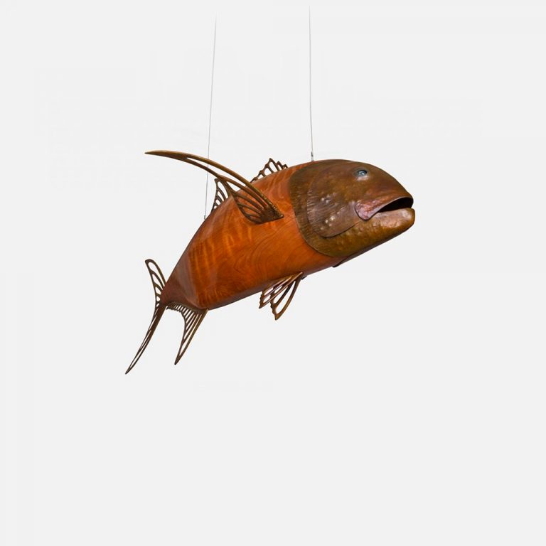 wood and bronze ulua