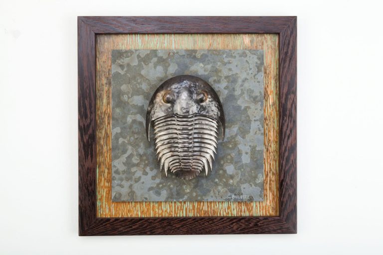 metal trilobite sculpture laguna beach