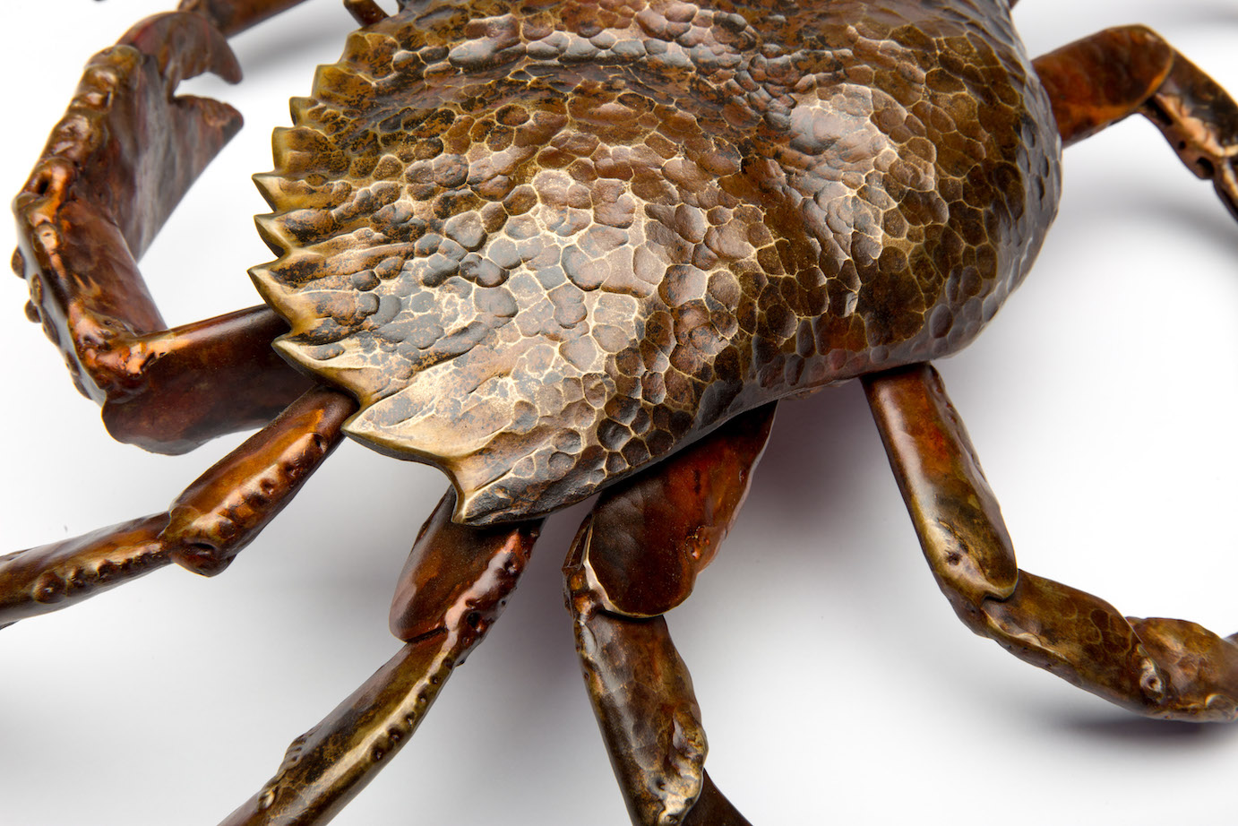 bronze crab sculpture