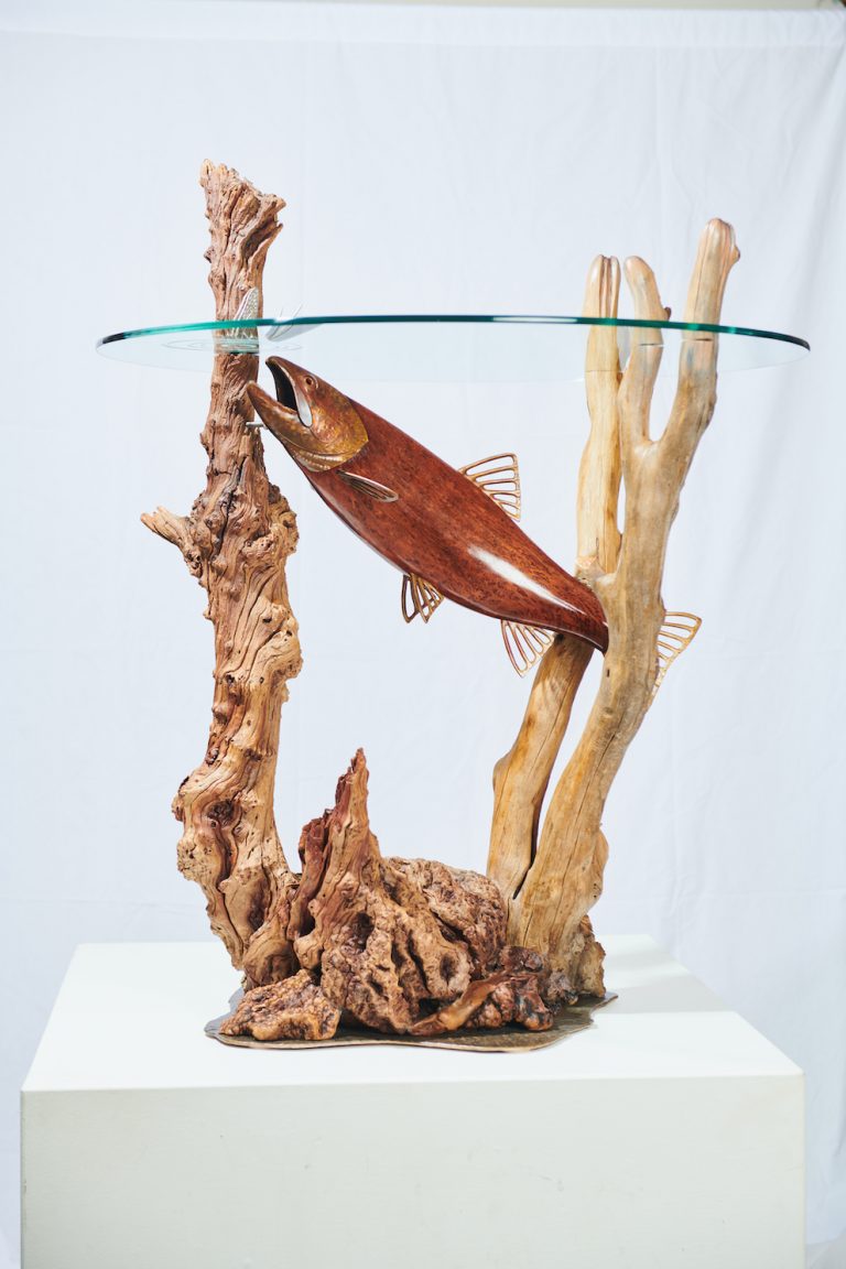 wood trout table laguna beach
