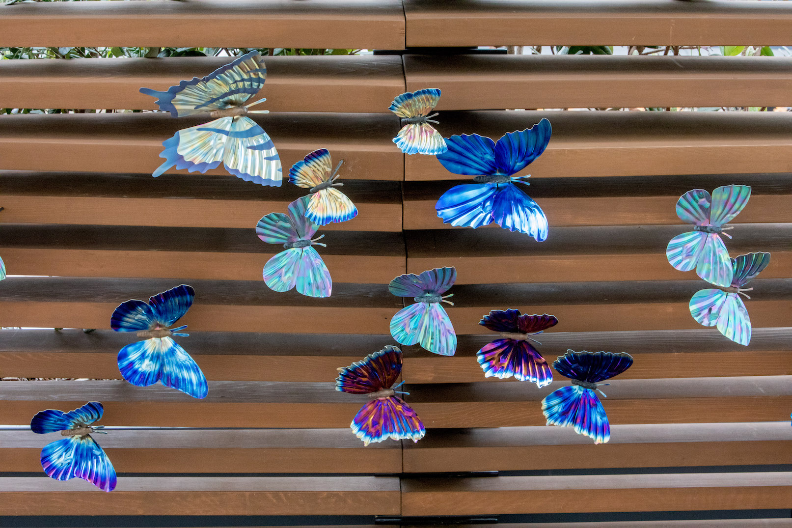 metal butterfly sculpture laguna beach