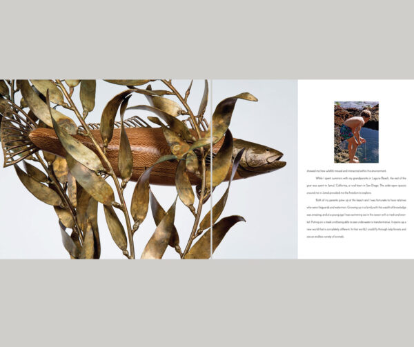 Casey Parlette Kelp Sea Sculpture Wood Metal