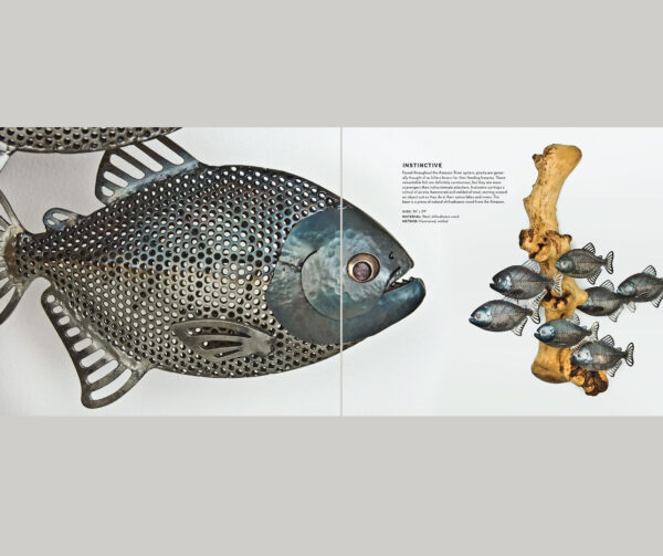 Casey Parlette Sea Sculpture Metal School of Fish
